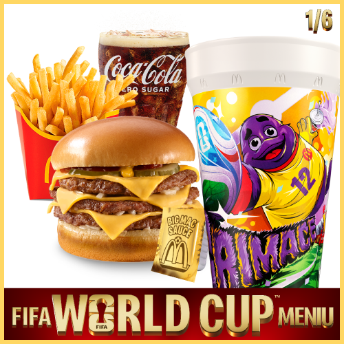 Meniu Trilpu Cheeseburger FIFA Word Cup™
